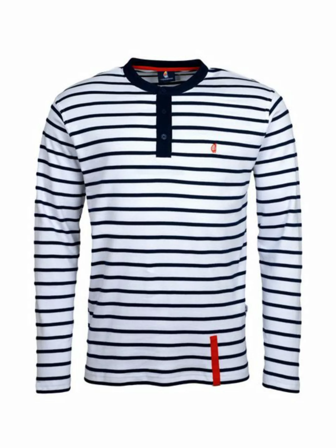 Wind sportswear Longsweatshirt Herren Polo Pique Langarm gestreift (1-tlg) günstig online kaufen