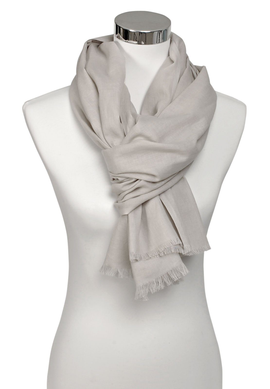 Bovari Schal Damen-Schal aus 100% gekämmter günstig online kaufen