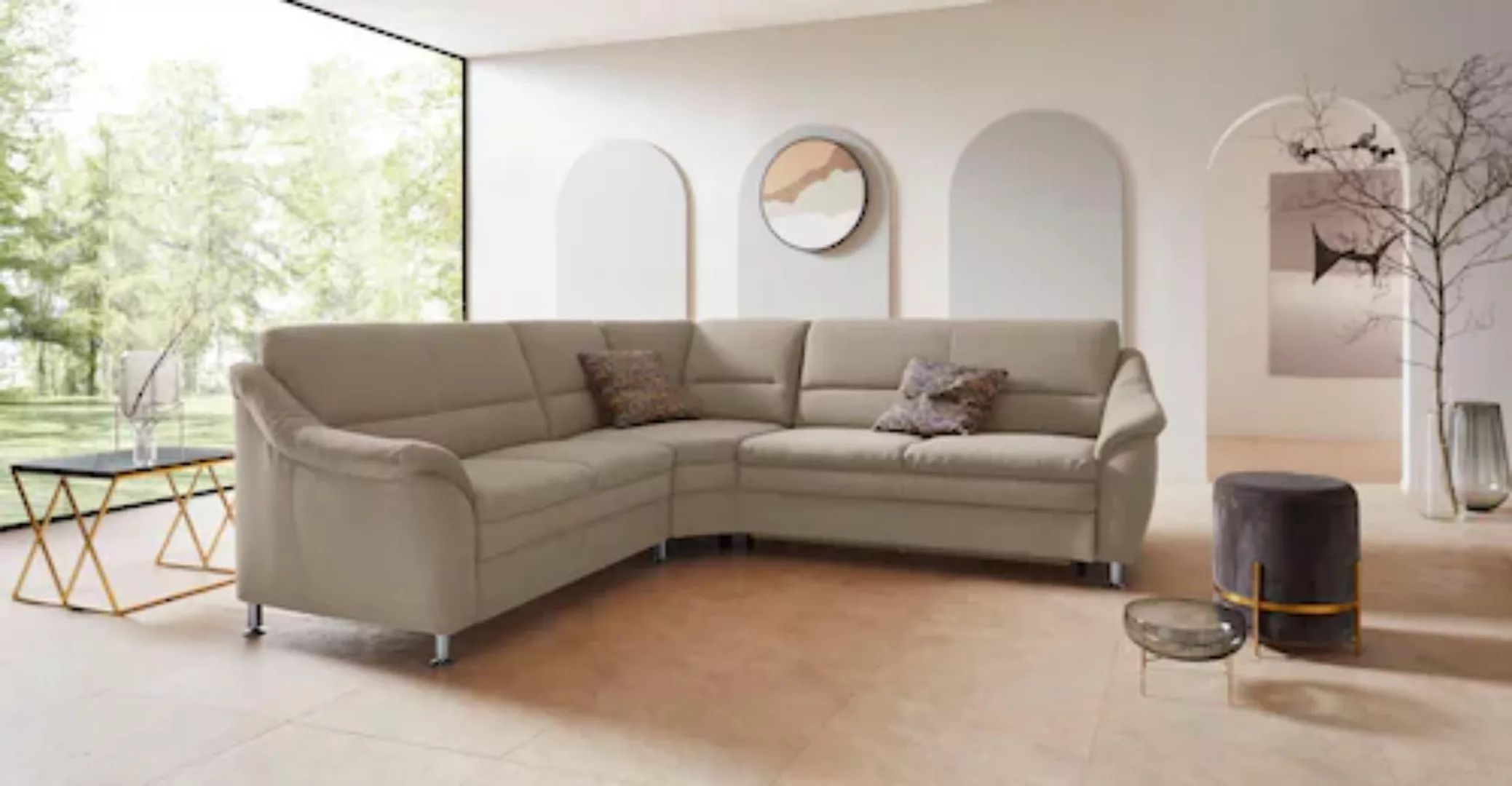 Places of Style Ecksofa »Cardoso L-Form«, mit Trapezecke für mehr Sitzkomfo günstig online kaufen