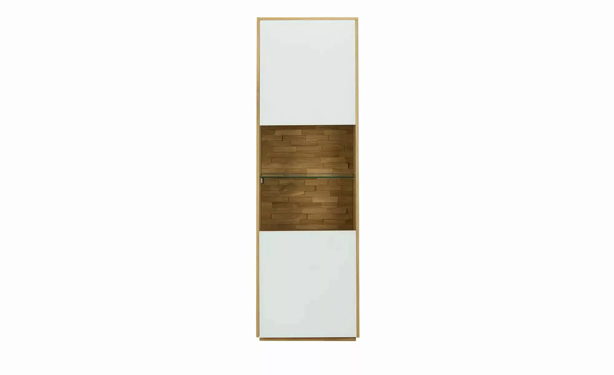 Wohnwert Vitrine  Kreta ¦ holzfarben ¦ Maße (cm): B: 65 H: 205 T: 43.0 Schr günstig online kaufen