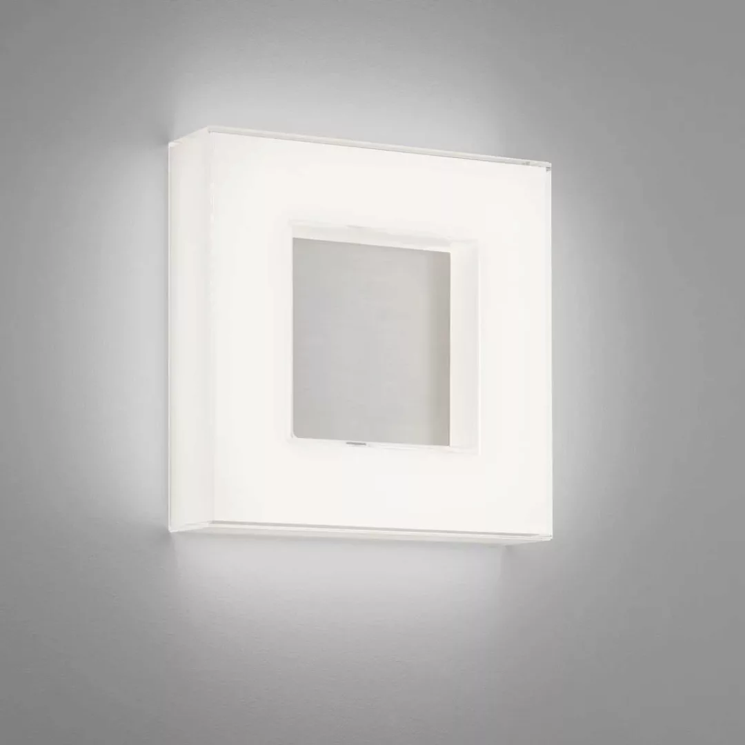 LED Deckenleuchte Cosi in Weiß und Nickel-matt 25W 2200lm günstig online kaufen