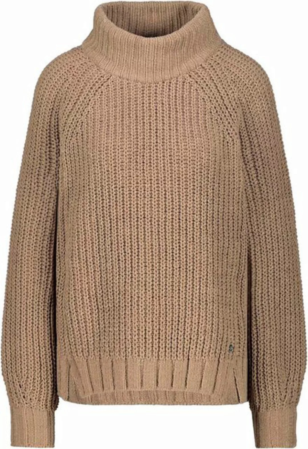 Monari Stehkragenpullover aus Chenille-Garn günstig online kaufen