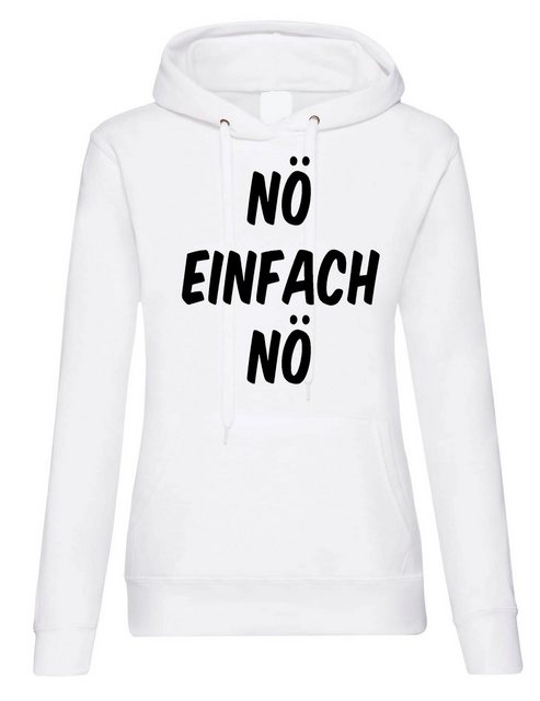 Youth Designz Kapuzenpullover Nö Einfach Nö Damen Hoodie Pullover mit lusti günstig online kaufen