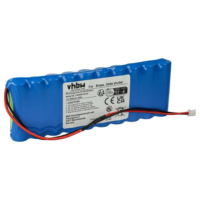 vhbw passend für Baier Rollladen- & Torantrieb (2600 mAh, 12 V, NiMH) Akku günstig online kaufen