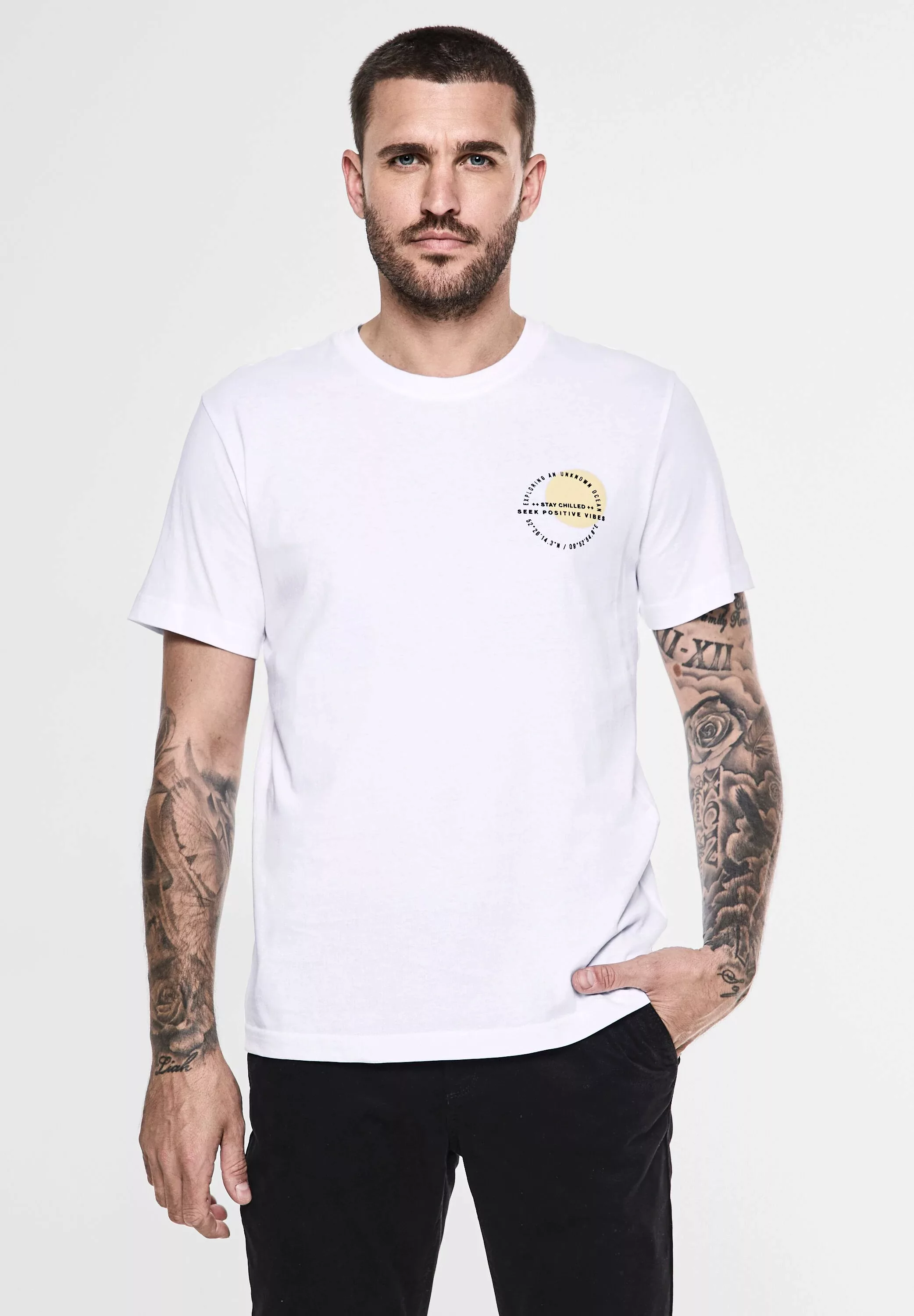 STREET ONE MEN T-Shirt, aus reiner Baumwolle günstig online kaufen