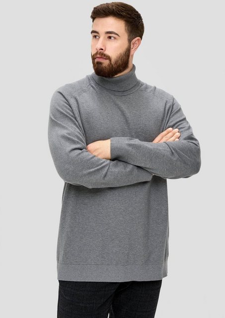 s.Oliver Strickpullover Rollkragenpullover aus Baumwolle günstig online kaufen