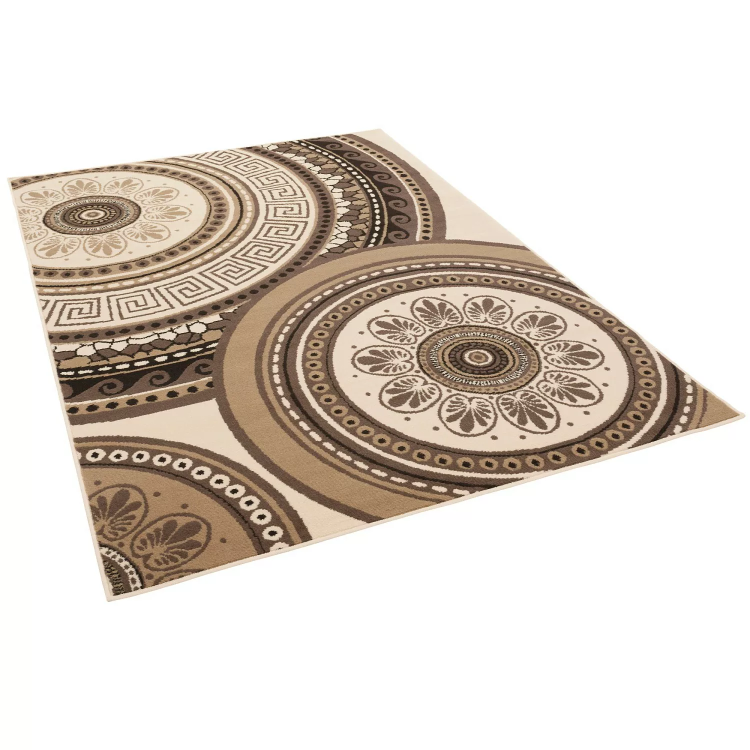 Pergamon Teppich Trendline Mandala Beige 140x200cm günstig online kaufen