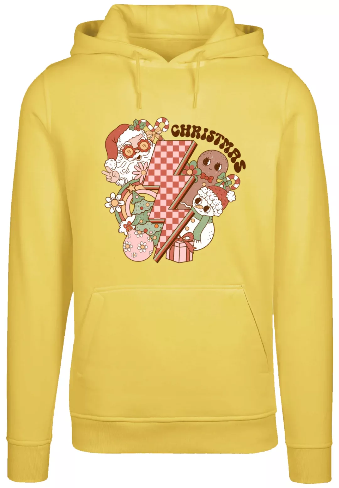 F4NT4STIC Kapuzenpullover "Groovy Christmas Flash Cozy Vibes", Premium Qual günstig online kaufen
