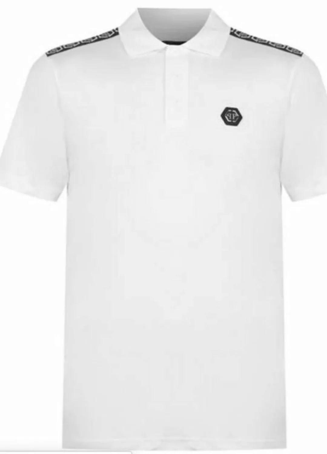 PHILIPP PLEIN Poloshirt Philipp Plein Iconic Cult Tape Polo-Shirt Polohemd günstig online kaufen