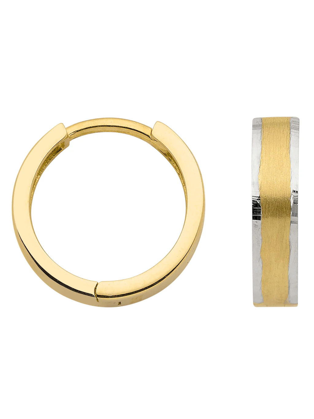 Adelia´s Paar Ohrhänger "333 Gold Ohrringe Creolen", Goldschmuck für Damen günstig online kaufen