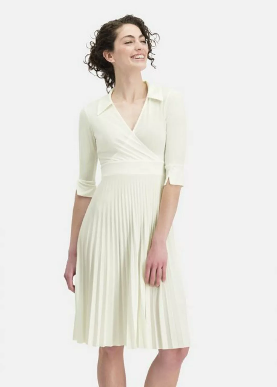 Nicowa A-Linien-Kleid VIGIARA mit Plisseefalten im Rockteil günstig online kaufen