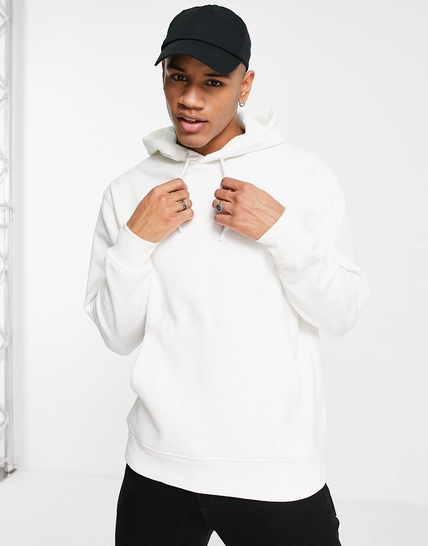 Topman – Weißer Kapuzenpullover günstig online kaufen