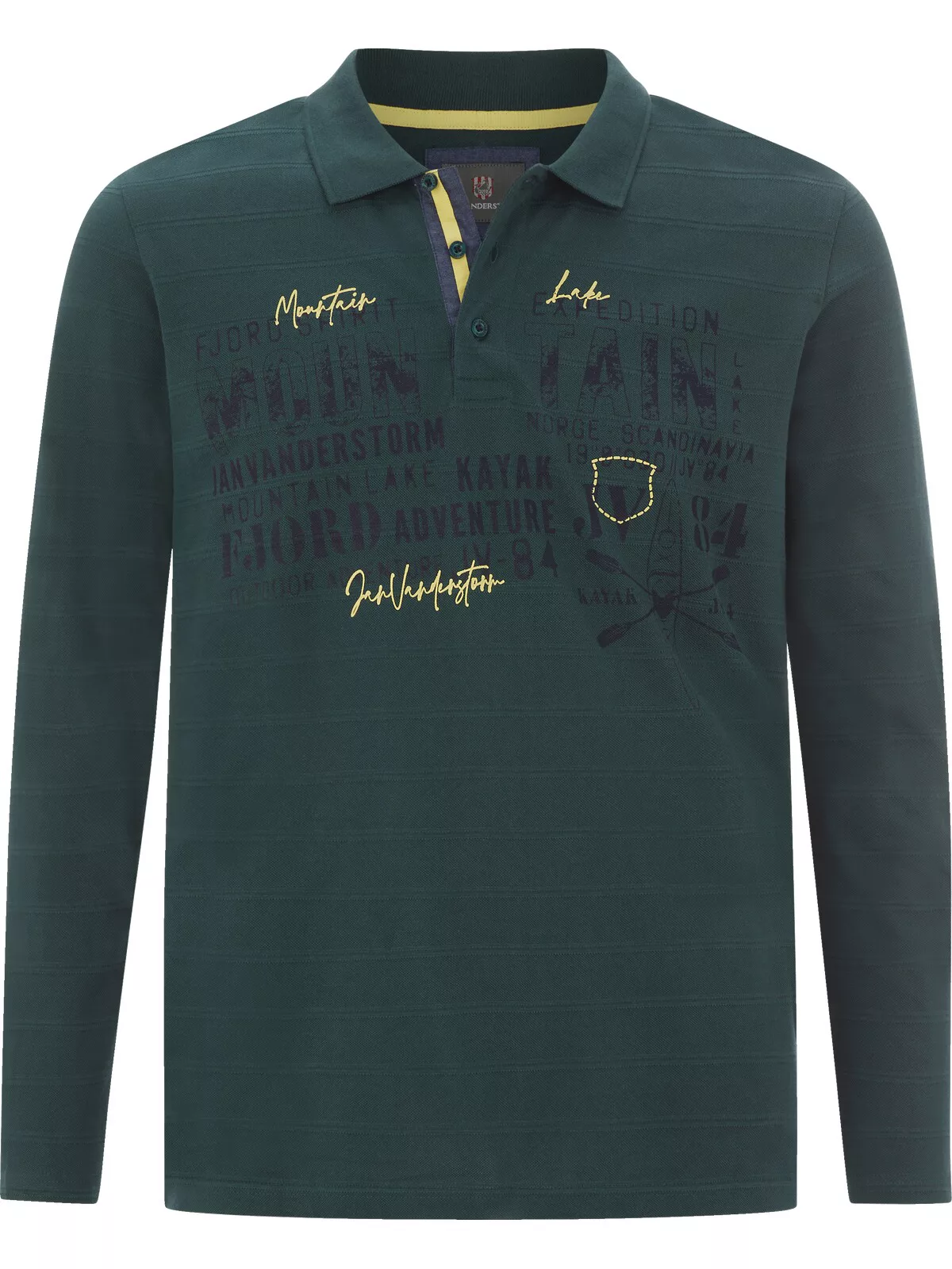 Jan Vanderstorm Langarm-Poloshirt "Langarm-Poloshirt MAKSE" günstig online kaufen