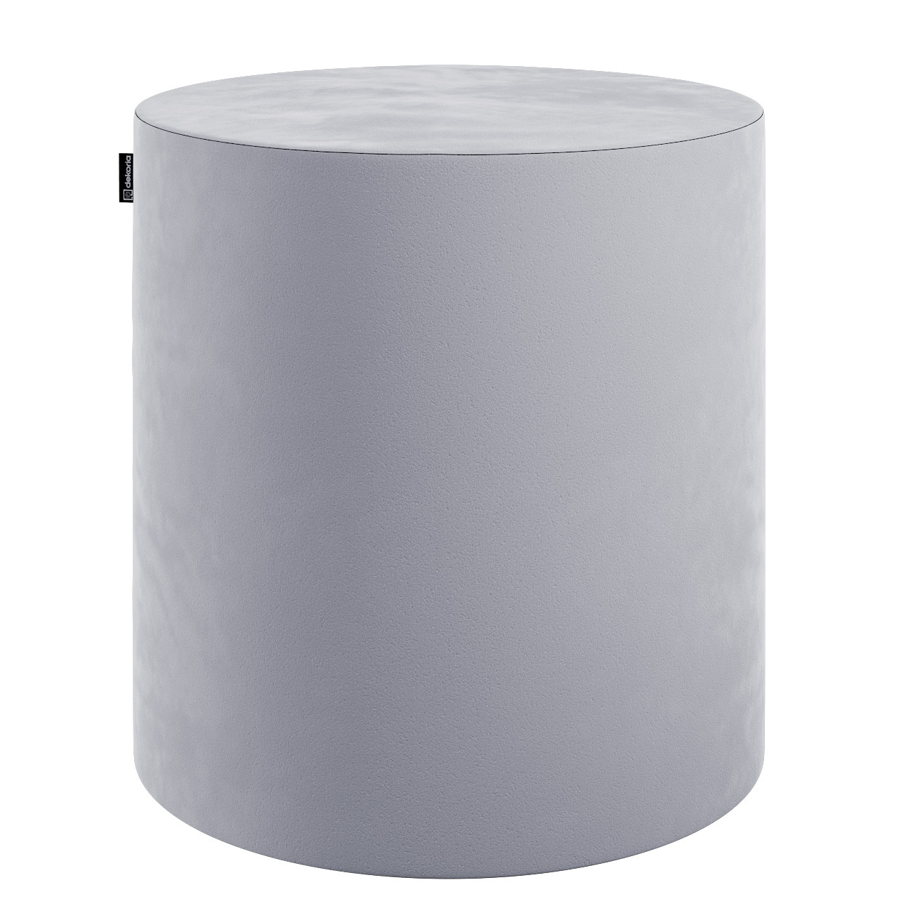 Pouf Barrel, grau, ø40 cm x 40 cm, Velvet (704-24) günstig online kaufen