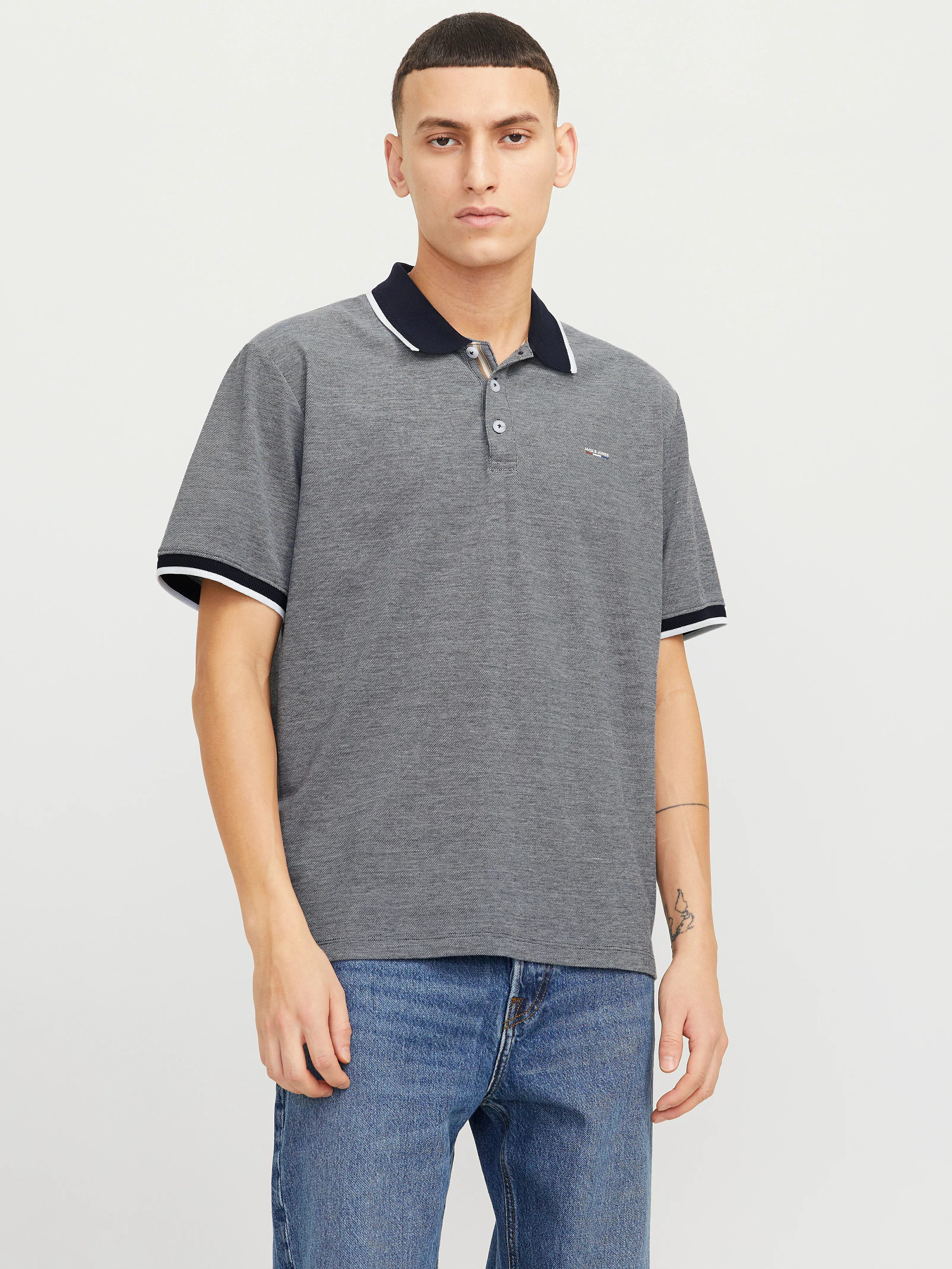 Jack & Jones Poloshirt "JPRBLUALVES SS POLO SN" günstig online kaufen