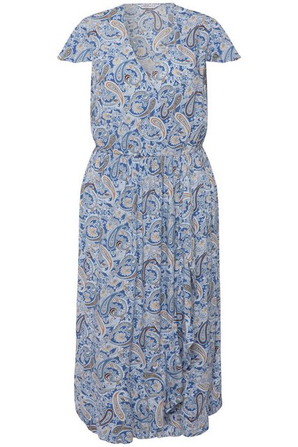 Studio Untold Sommerkleid Midikleid A-Line Paisley Print V-Ausschnitt günstig online kaufen