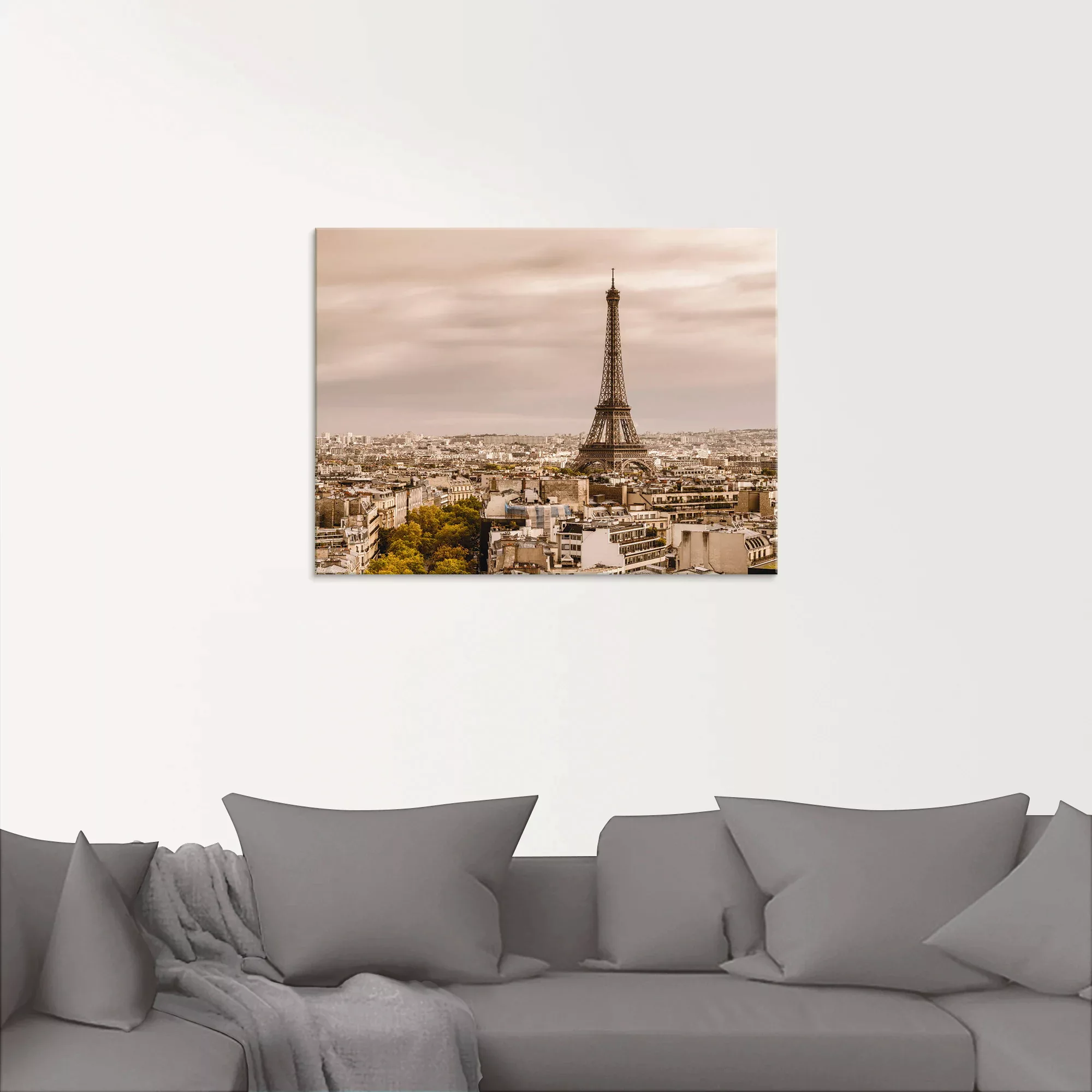 Artland Glasbild "Paris Eiffelturm I", Frankreich, (1 St.), in verschiedene günstig online kaufen