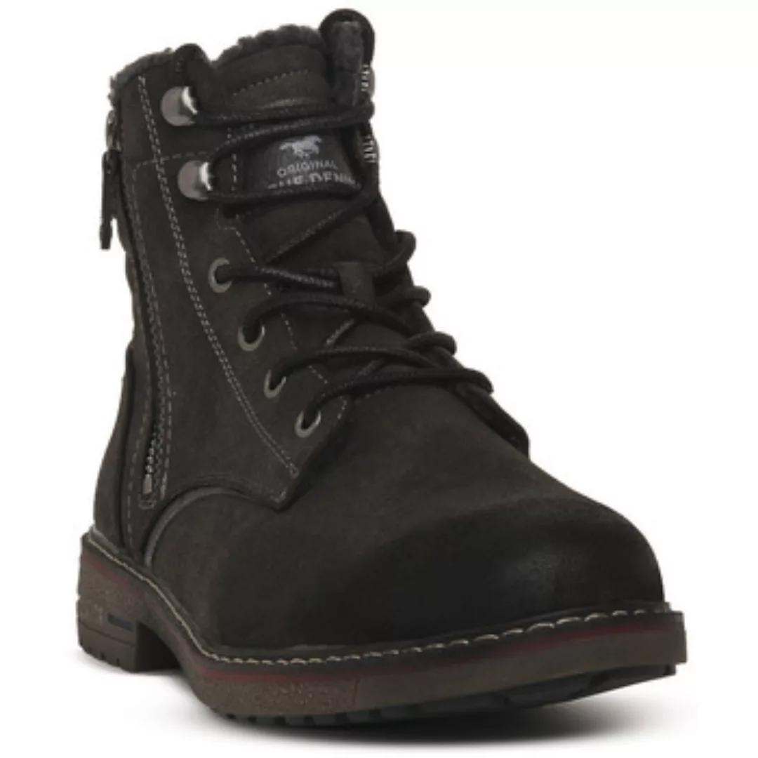 Mustang Schnür Boots Herren grau günstig online kaufen