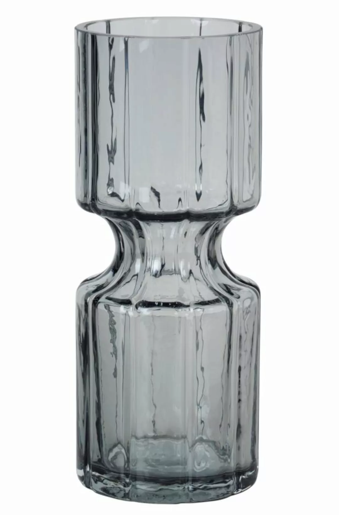 Broste Copenhagen Vasen Hyacint Vase Glas Smoked Pearl 20 cm günstig online kaufen