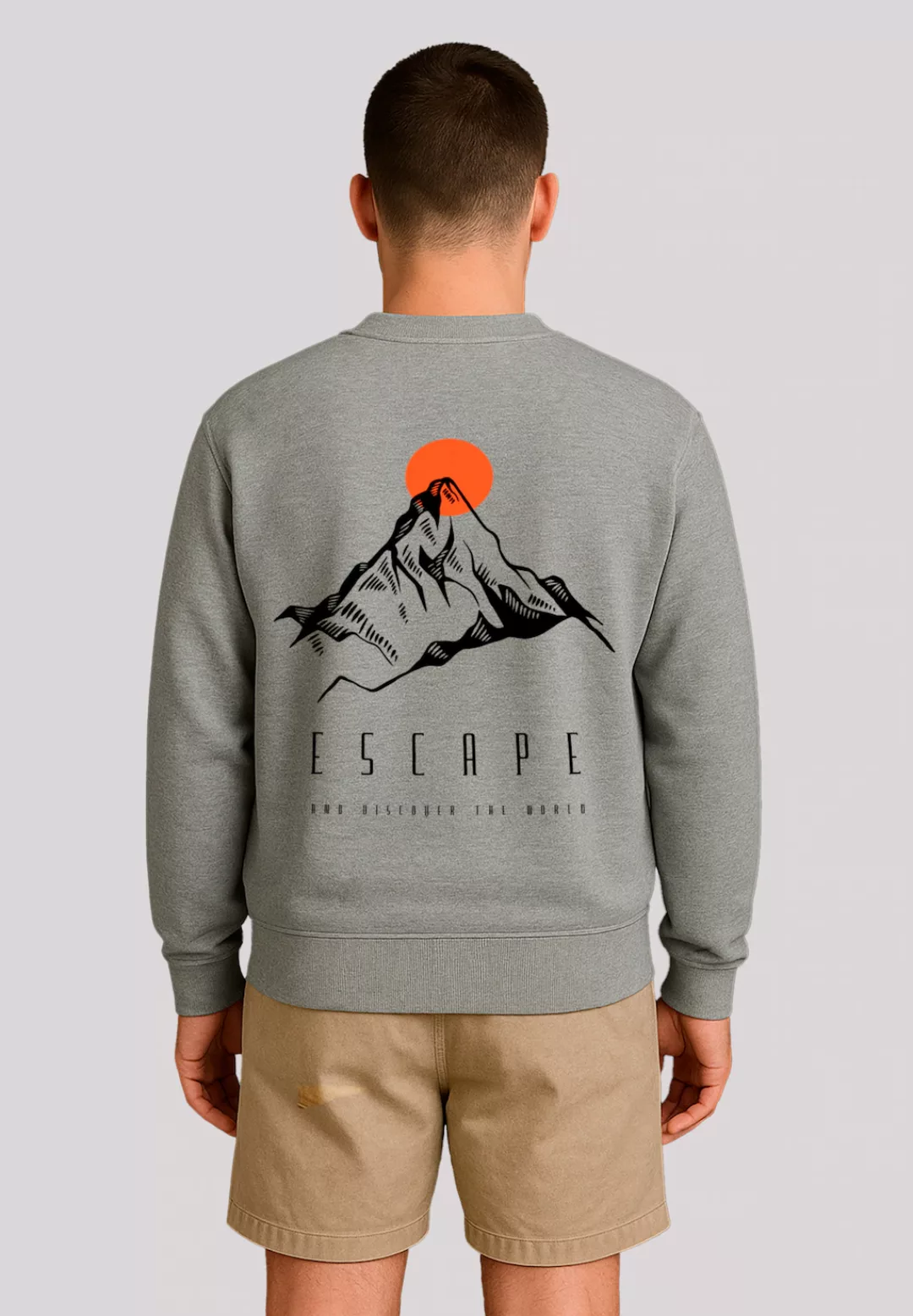 F4NT4STIC Sweatshirt "Escape Discover the World Mountain", Premium Qualität günstig online kaufen
