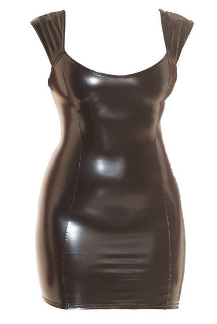 Koucla Minikleid unifarben, sexy Latex-Optik Wetlook günstig online kaufen