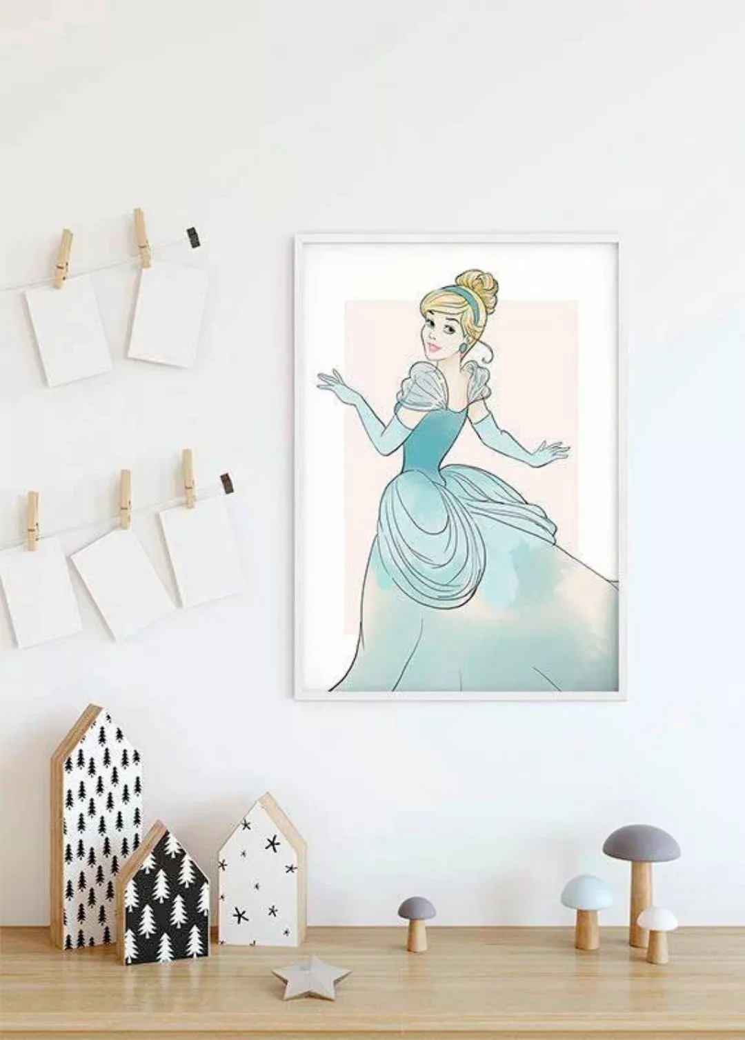 Komar Poster »Cinderella Beauty«, Disney, (1 St.) günstig online kaufen