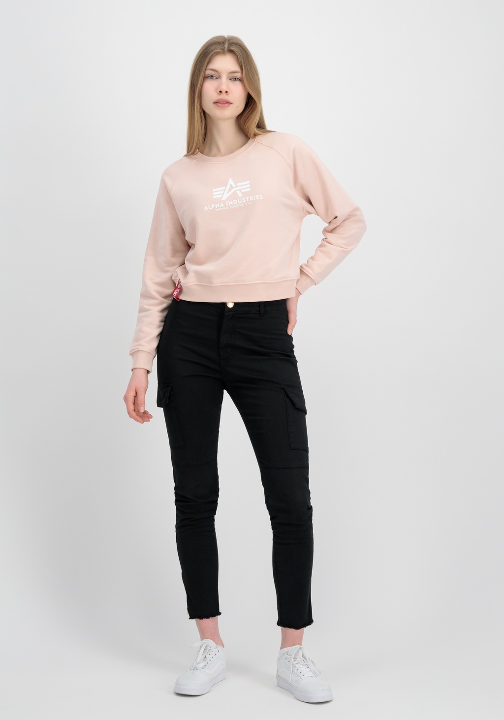 Alpha Industries Sweater "Alpha Industries Women - Sweatshirts Basic Boxy S günstig online kaufen