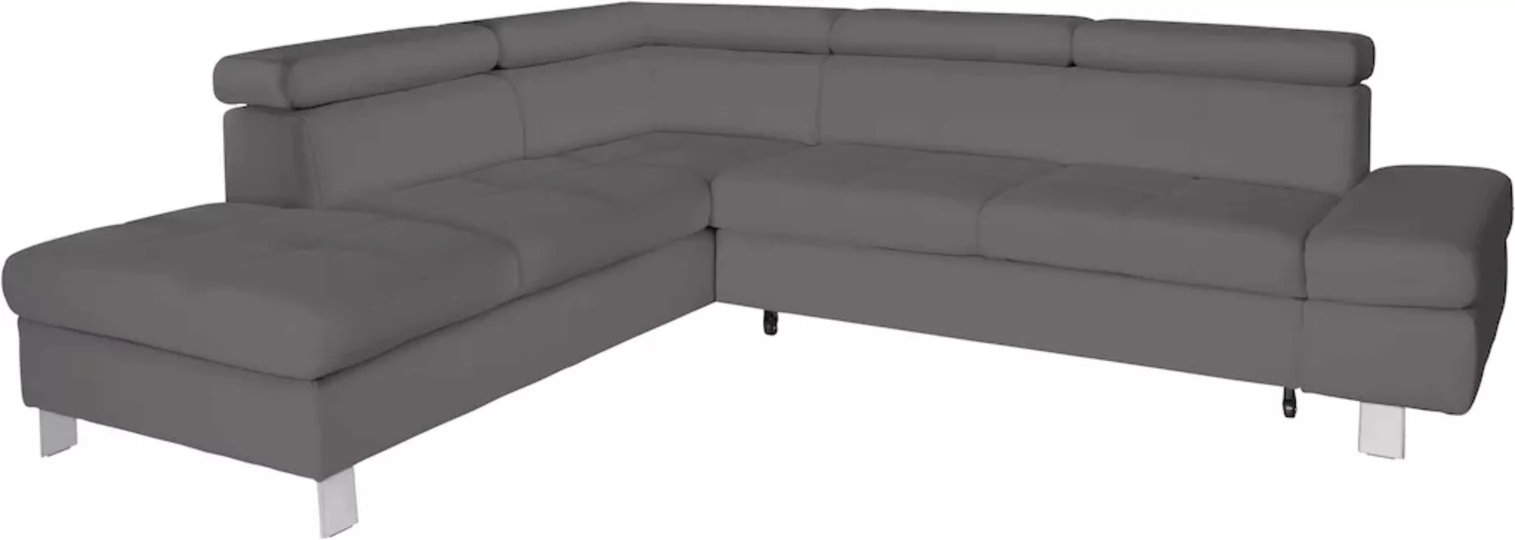 exxpo - sofa fashion Ecksofa "Fiji, L-Form", mit Kopf- bzw. Rückenverstellu günstig online kaufen