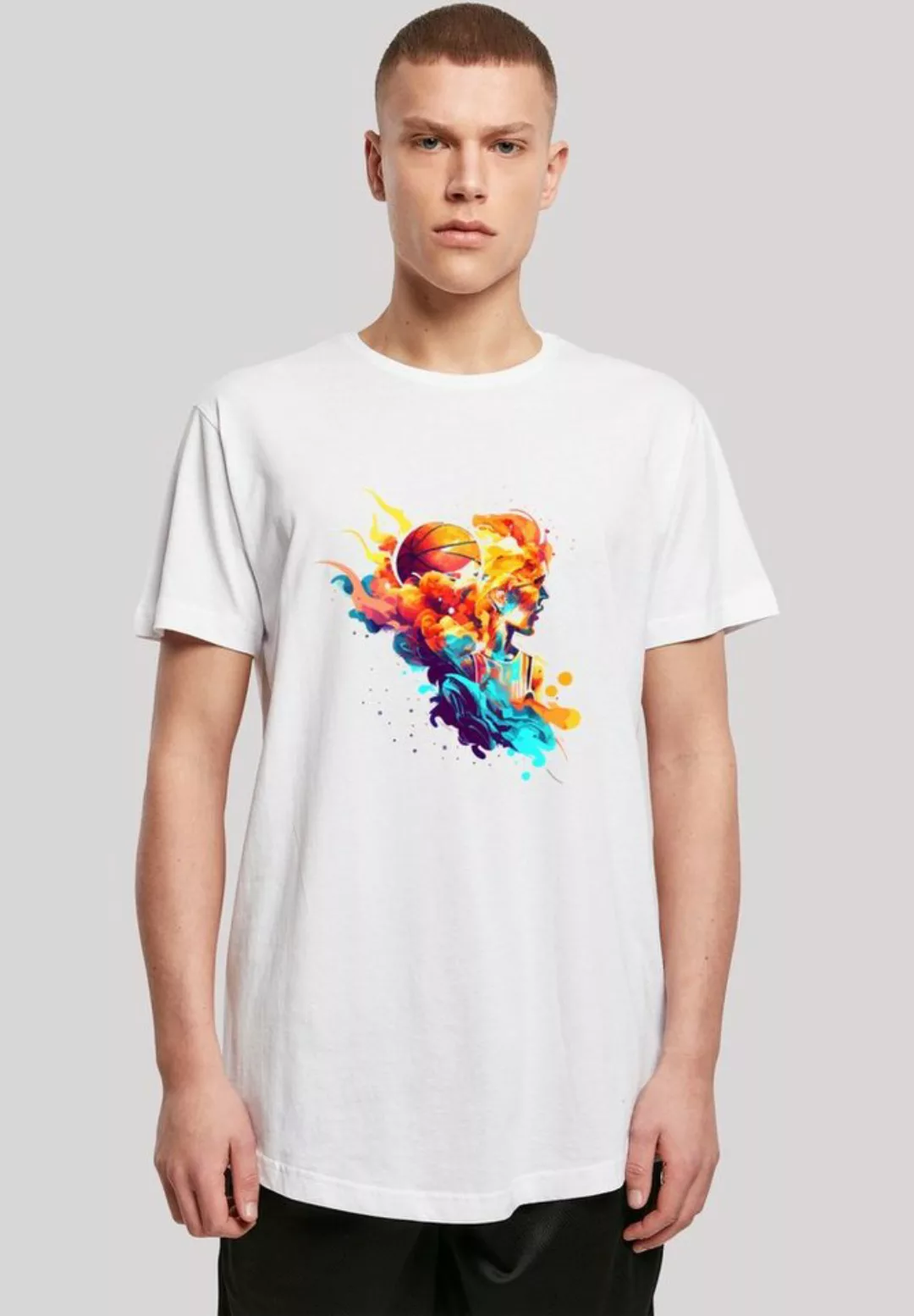 F4NT4STIC T-Shirt "Basketball Sport Player LONG", Print günstig online kaufen