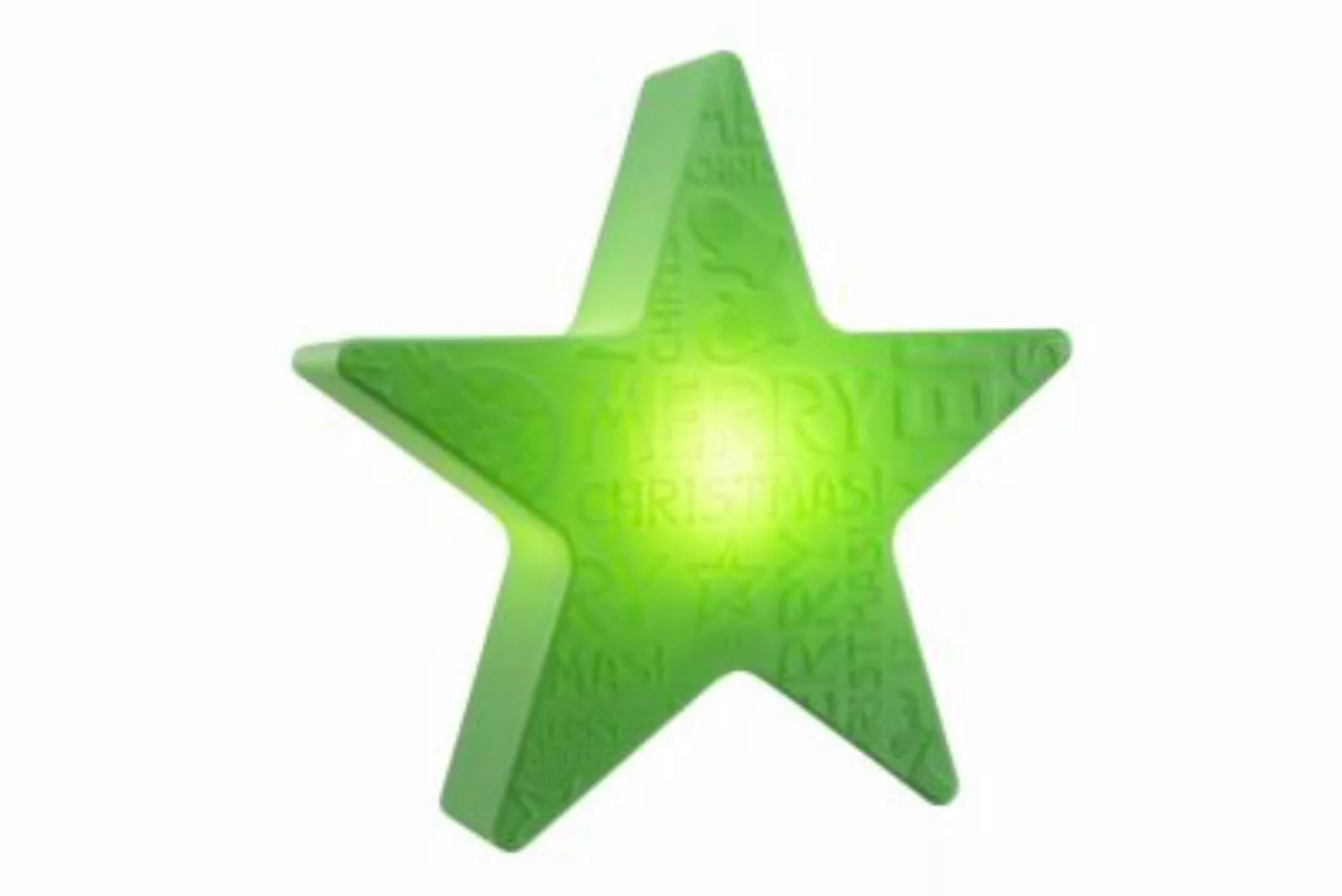 8 seasons design Shining Star 'Merry Christmas' (Green) Gartenleuchte grün günstig online kaufen
