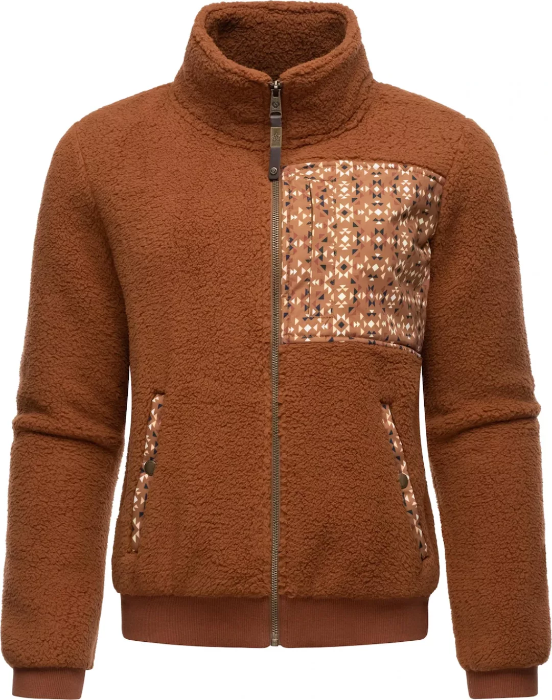 Ragwear Sweatjacke "Imolla", Flauschige Übergangsjacke aus Teddyfleece günstig online kaufen