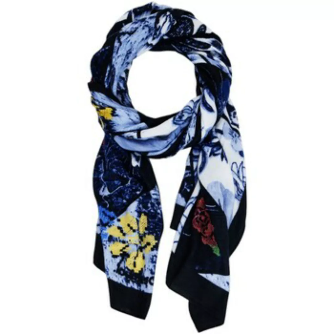 Desigual  Schal FOU_DENIM FLOWERS RECTANGL 24WAWA12 günstig online kaufen