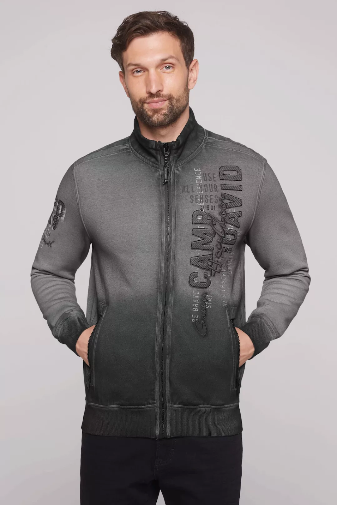 CAMP DAVID Sweatjacke, mit Baumwolle günstig online kaufen