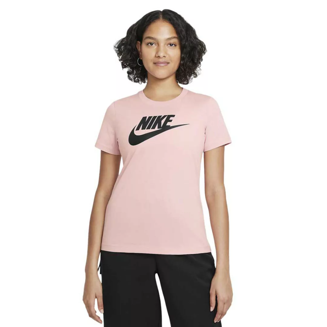 Nike Sportswear Essential Kurzarm T-shirt M Pink Glaze / Black günstig online kaufen