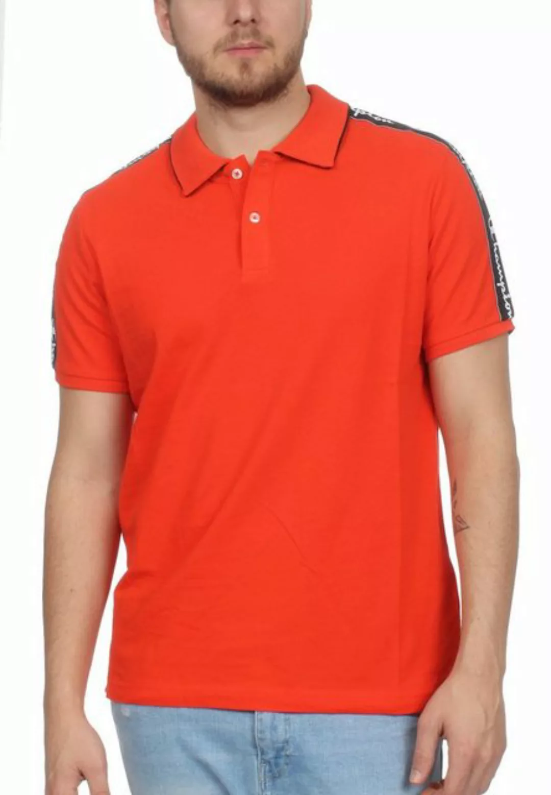 Champion Poloshirt Champion Polo Herren 212850 S19 OS004 TGR/NBK/OXGM Rot günstig online kaufen