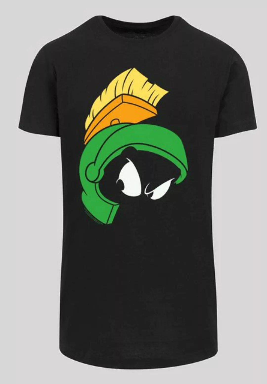 F4NT4STIC Kurzarmshirt F4NT4STIC Herren Marvin The Martian Face with Shaped günstig online kaufen