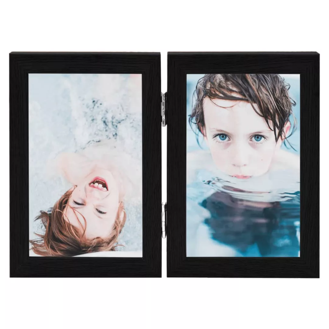 Zweifach-bilderrahmen Collage Schwarz 2x(21x29,7 Cm) günstig online kaufen