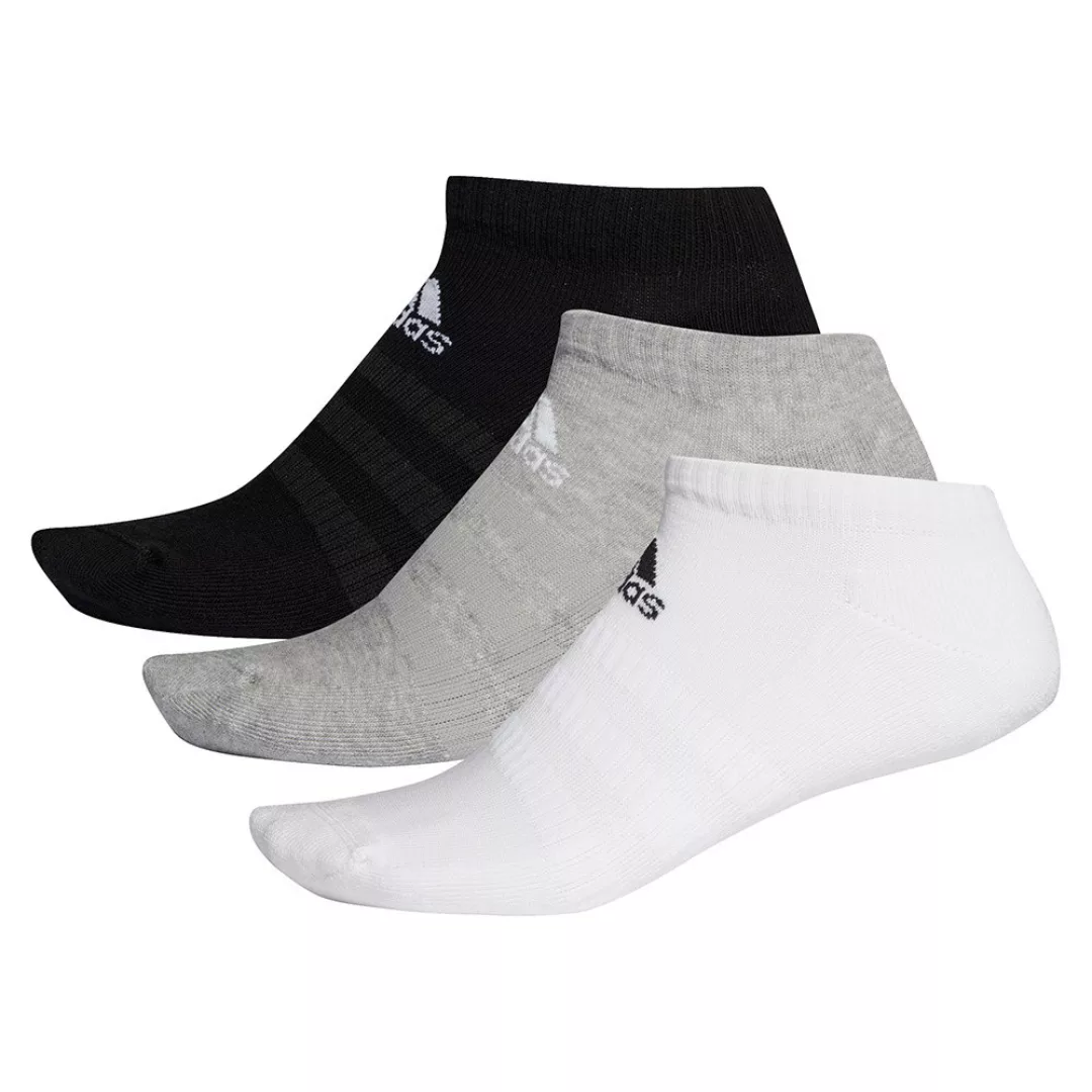 Adidas Cushion Low Socken 3 Paare EU 43-45 Medium Grey Heathereather / Whit günstig online kaufen
