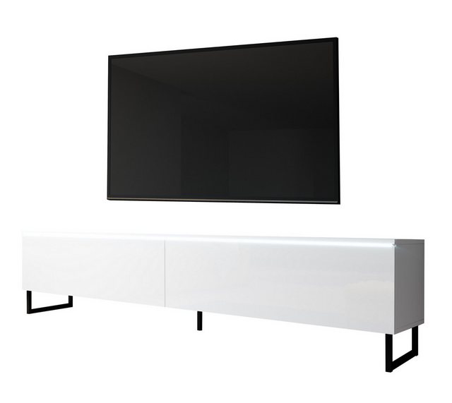 Furnix TV-Schrank BARCELLO Lowboard Fernsehschrank 180 cm mit/ohne LED klas günstig online kaufen