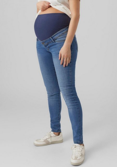 Mamalicious Skinny-fit-Jeans (1-tlg) Plain/ohne Details günstig online kaufen