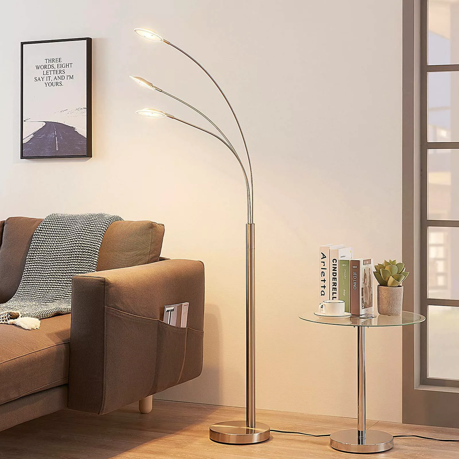 3-flammige LED-Stehlampe Anea günstig online kaufen