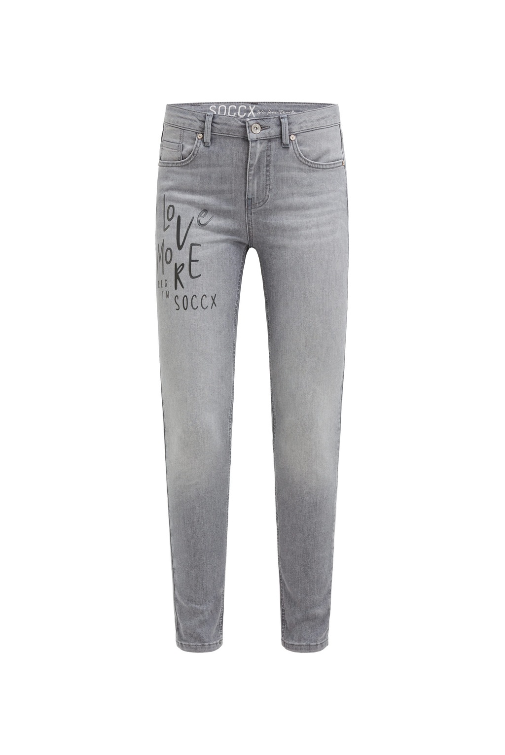 SOCCX Slim-fit-Jeans, mit normaler Leibhöhe günstig online kaufen
