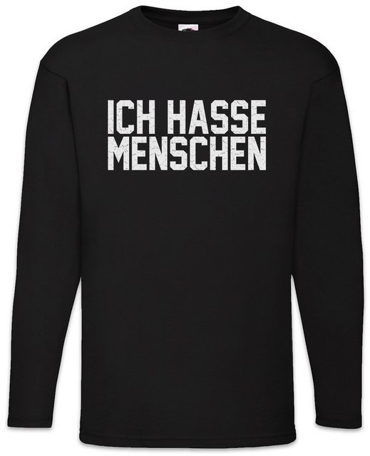 Urban Backwoods Langarmshirt Ich hasse Menschen Langarm T-Shirt Misanthrop günstig online kaufen