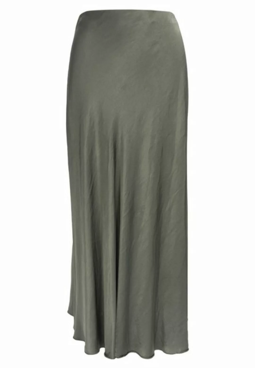 Seasons of April A-Linien-Rock LILLY SATIN Damen Satin Midi Rock One-Size günstig online kaufen