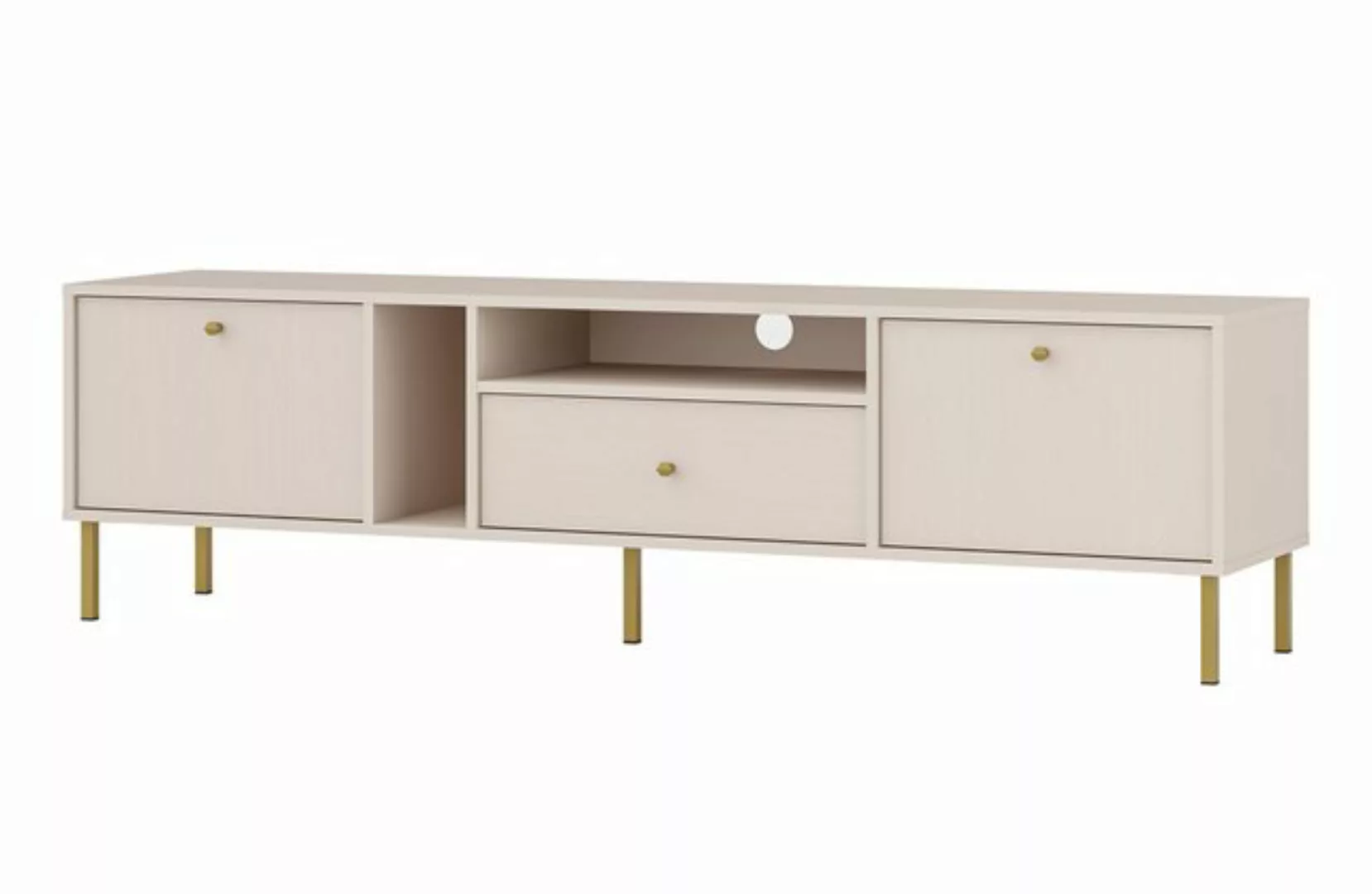 Furnix TV-Schrank Tonkin Kabinett Sideboard mit zwei Schränken und Schublad günstig online kaufen