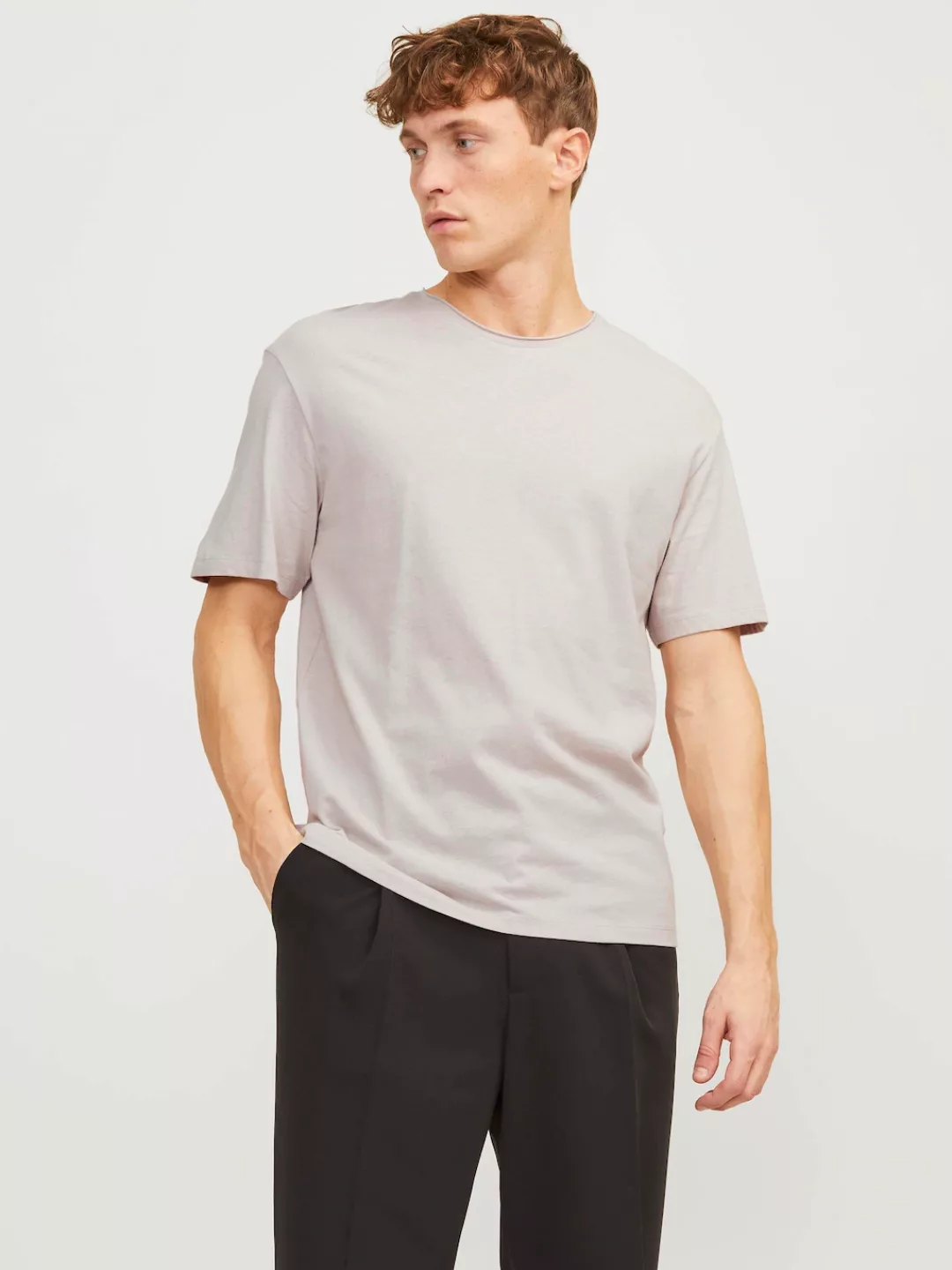 Jack & Jones T-Shirt JJESUMMER LINEN TEE SS O-NECK LN günstig online kaufen