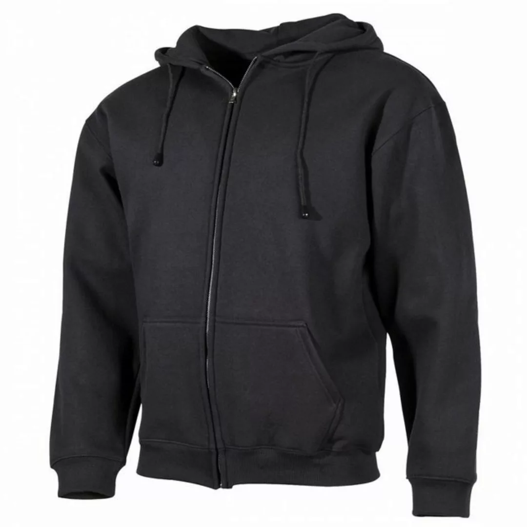 MFH Kapuzensweatshirt Kapuzen Sweatshirtjacke, PC, 340g/m², schwarz günstig online kaufen