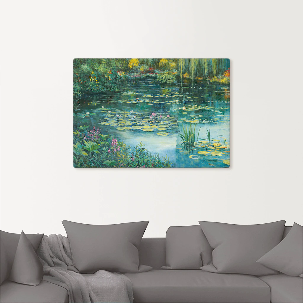 Artland Wandbild "Teichlandschaft I", Gewässer, (1 St.), als Alubild, Outdo günstig online kaufen