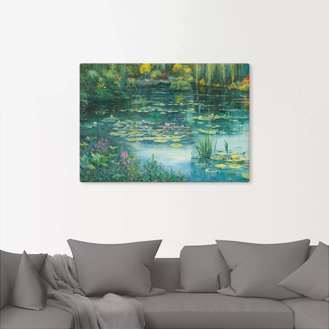 Artland Wandbild »Teichlandschaft I«, Gewässer, (1 St.), als Alubild, Outdo günstig online kaufen