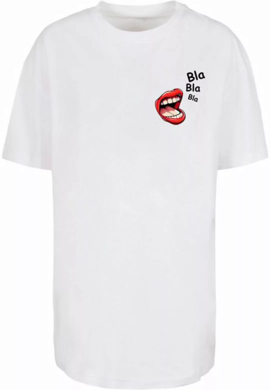 Merchcode T-Shirt Merchcode Damen Ladies Bla Bla Bla ComicBoyfriend Tee (1- günstig online kaufen